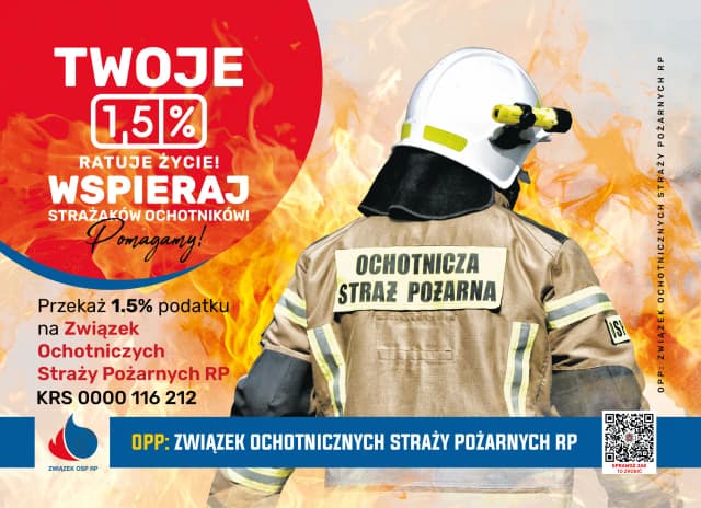 Jak przekazać 1 procent podatku na OSP i wspierać lokalną straż?
